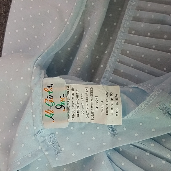 VINTAGE 1980's Hi - Girls, Inc. Dress - Picture 7 of 8